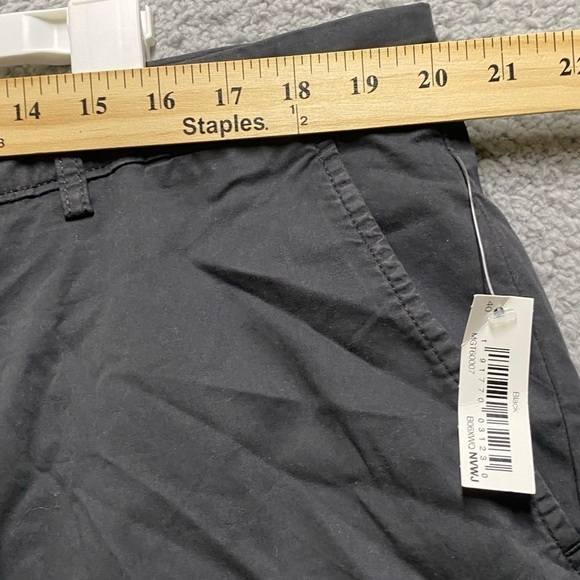Goodthreads Shorts Mens 40 Black Front Stretch Chino - Picture 4 of 11
